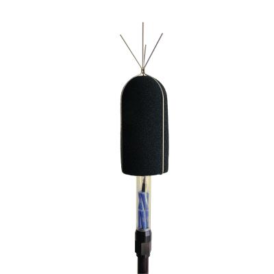 environmental protection for 1/2 in preamplifiers (prmlxt or prm831), with windscreen, bird spikes, desiccants, 3/4 in standard solid-wall pvc conduit thread.